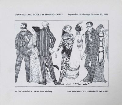 Drawings And Books by Edward Gorey
The Minneapolis Institute Of Arts
1968
