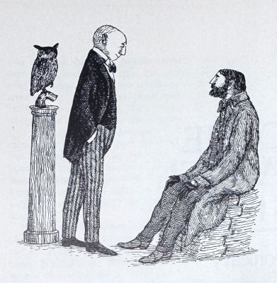 Illustration for Welcome To Charnel Castle by J.P. Donleavy
The Atlantic
May, 1971
p80
