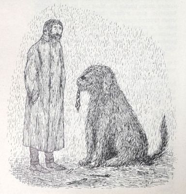 Illustration for Welcome To Charnel Castle by J.P. Donleavy
The Atlantic
May, 1971
p82
