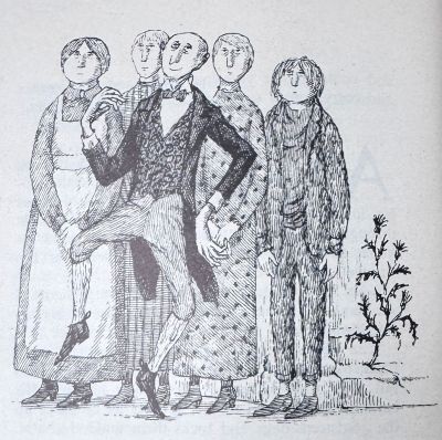 Illustration for Welcome To Charnel Castle by J.P. Donleavy
The Atlantic
May, 1971
p84
Reprinted in F.M.R.A. (1980)
