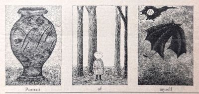 Illustration for The Incredible Revenge Of Edward Gorey by Alexander Theroux
Esquire
June, 1974
p111
