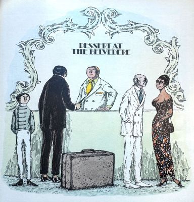 Illustration for Dessert At The Belvedere by Paul Theroux
Playboy
January, 1973
